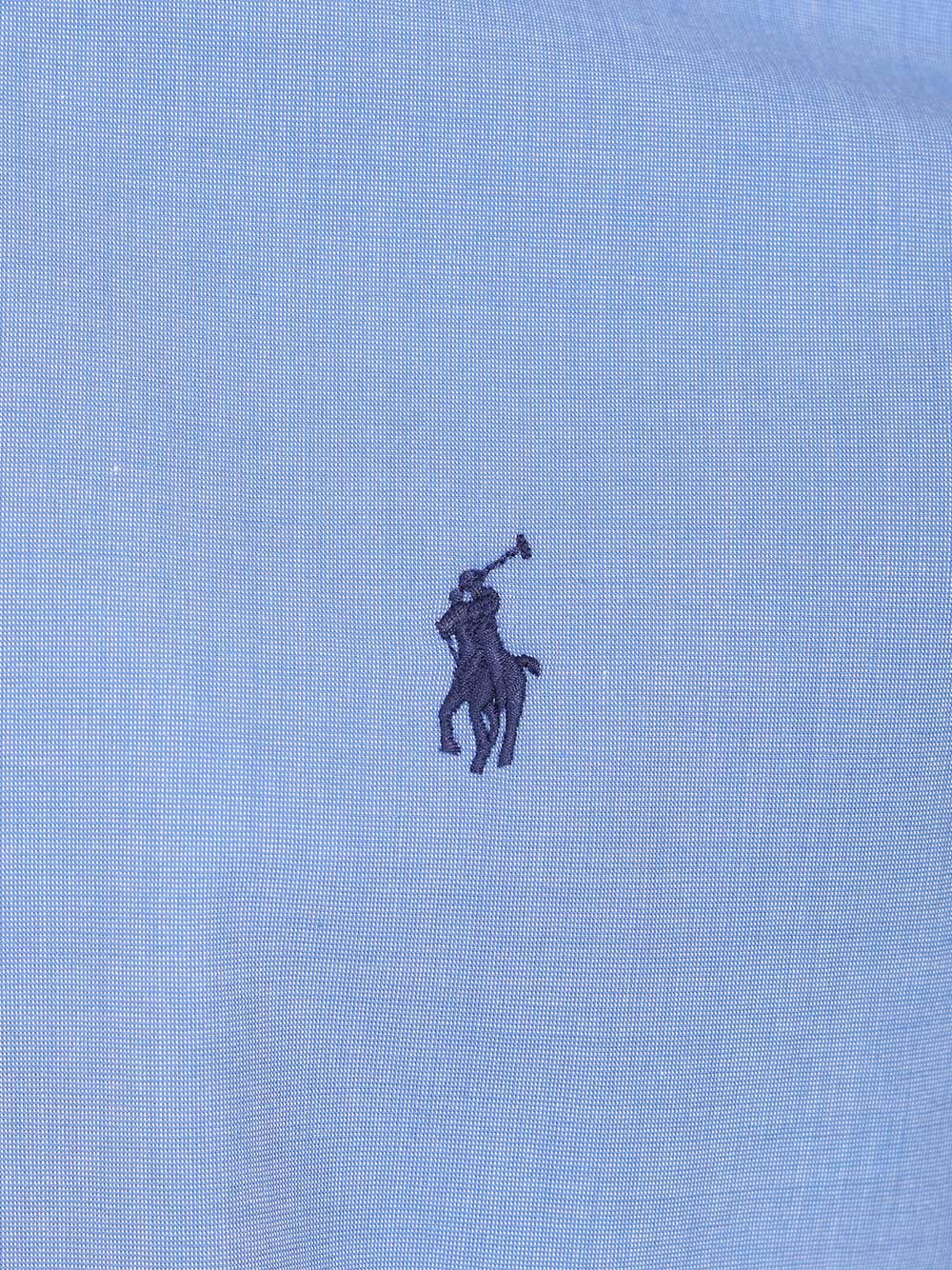 custom-fit shirt Light Blue Cotton Elastane