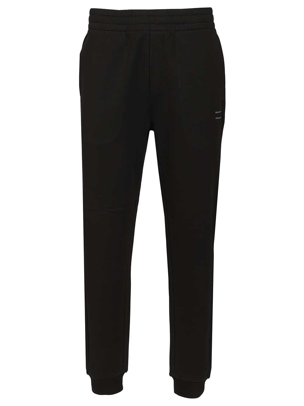 Sweatpants Black Cotton Trousers