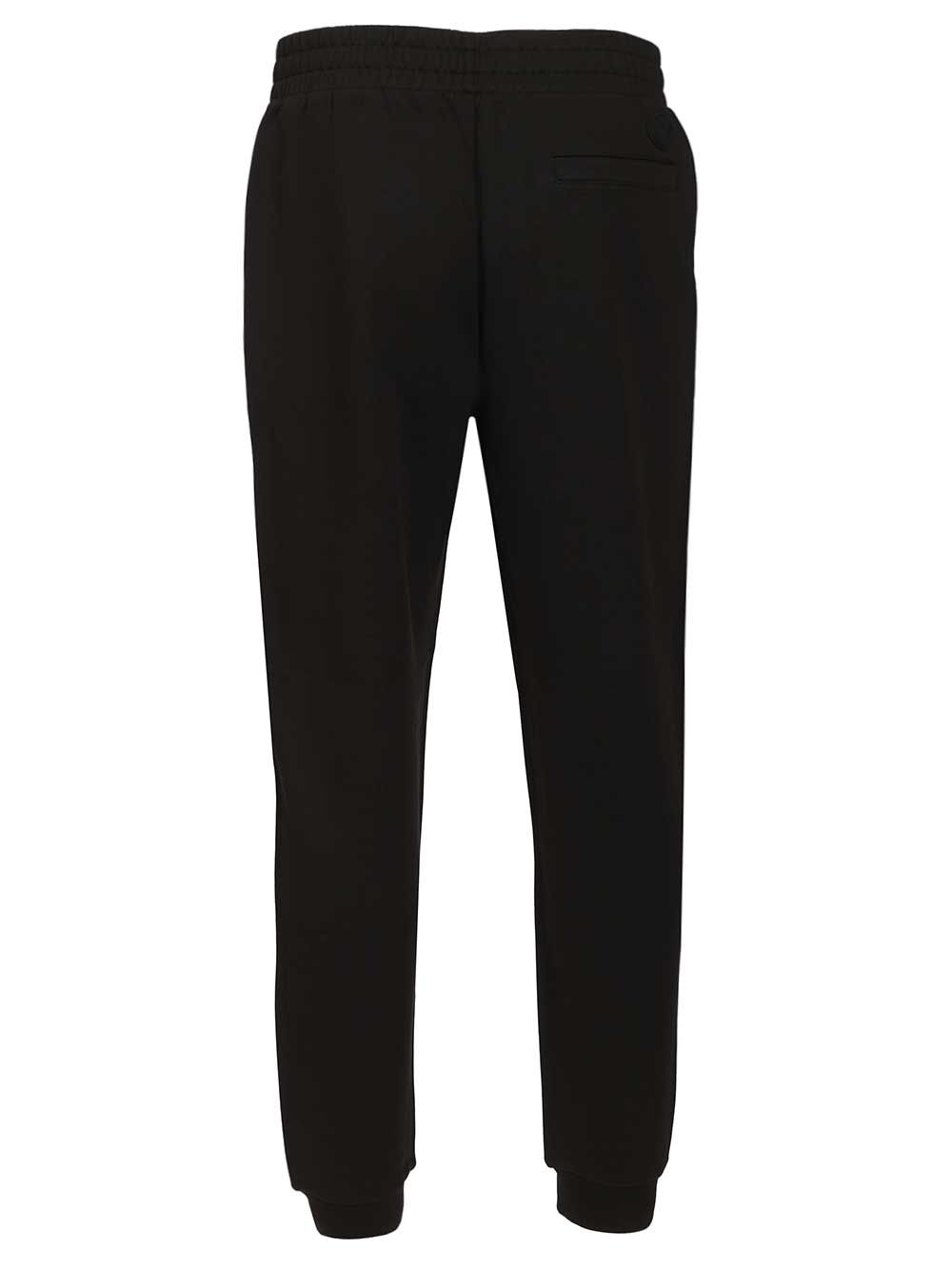 Sweatpants Black Cotton Trousers
