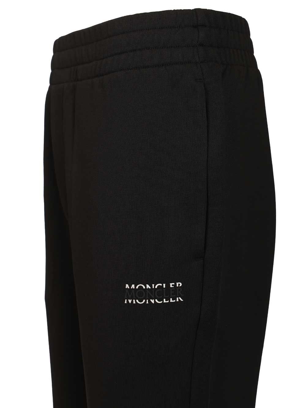Sweatpants Black Cotton Trousers
