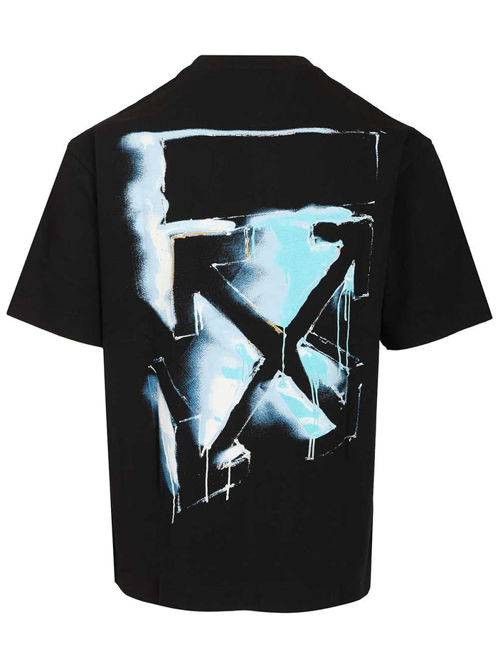Arrow 3D spray T-shirt Black Cotton