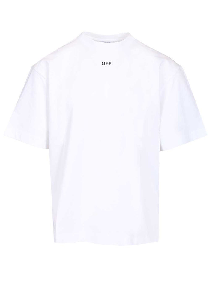 Arrow 3d Spray T-Shirt White Cotton