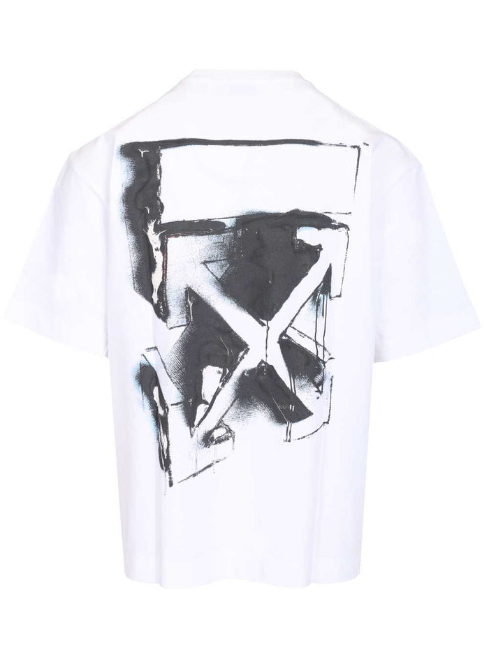 Arrow 3D spray T-shirt White Cotton