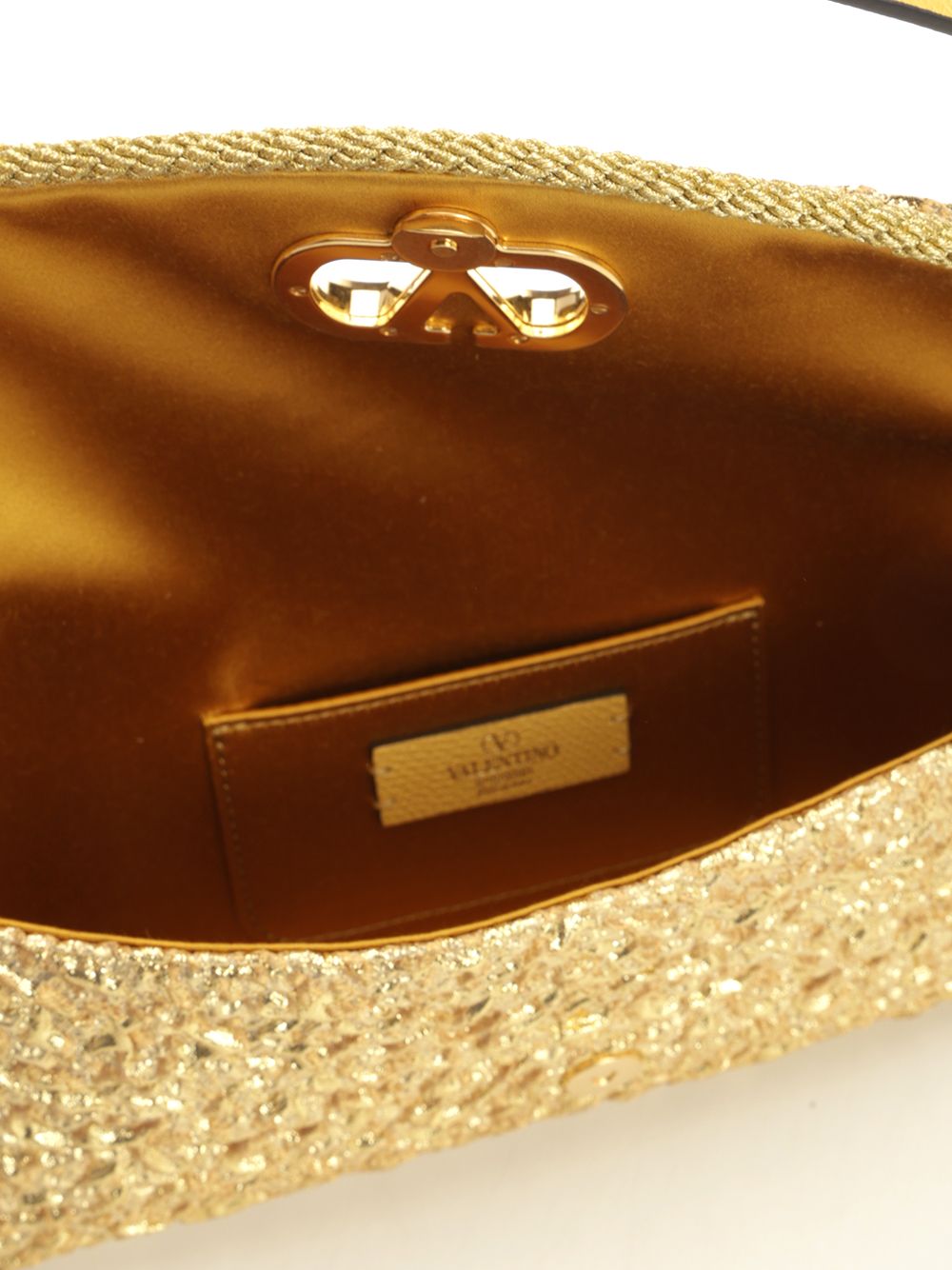 Small shoulder bag Gold Acfmpase Clutches