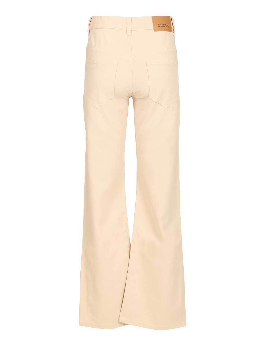 Belvira Jeans Beige Lyocell Coton