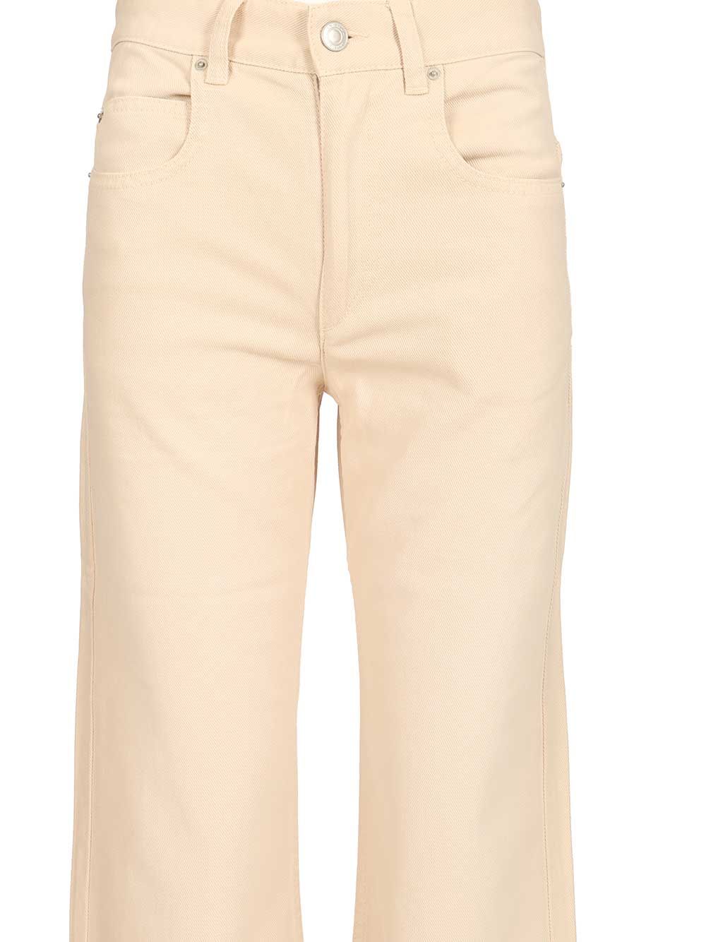 Belvira Jeans Beige Lyocell Coton