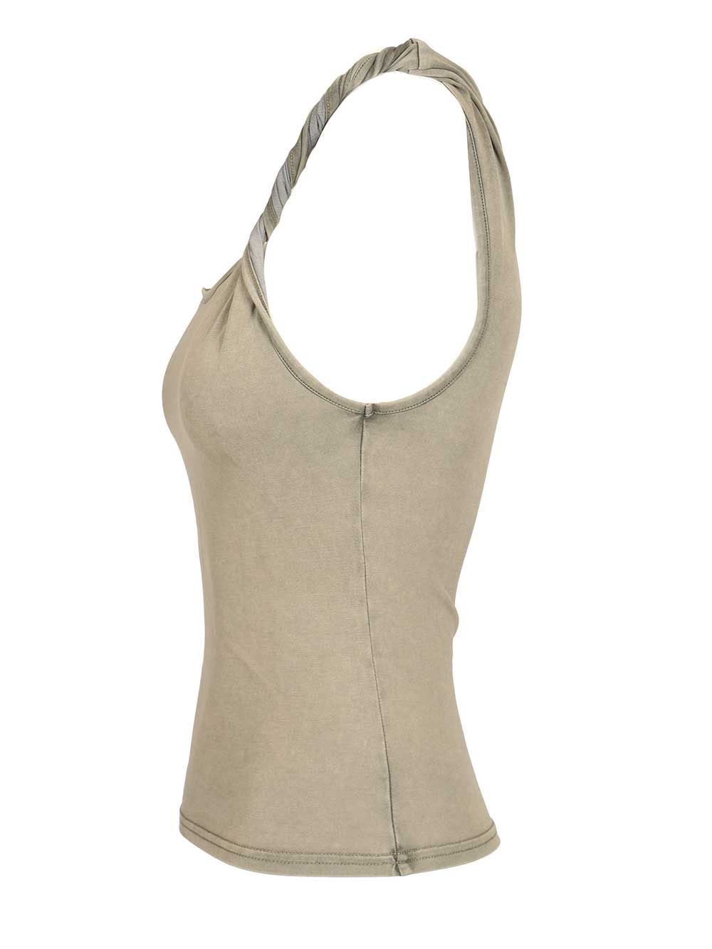 tank top Grey Modal Poliestere Tops