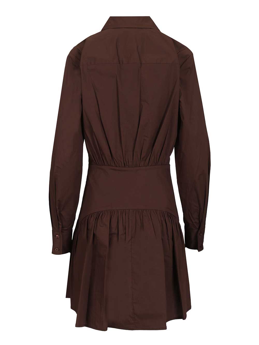 Rocco Mini Dress Brown Co Ea