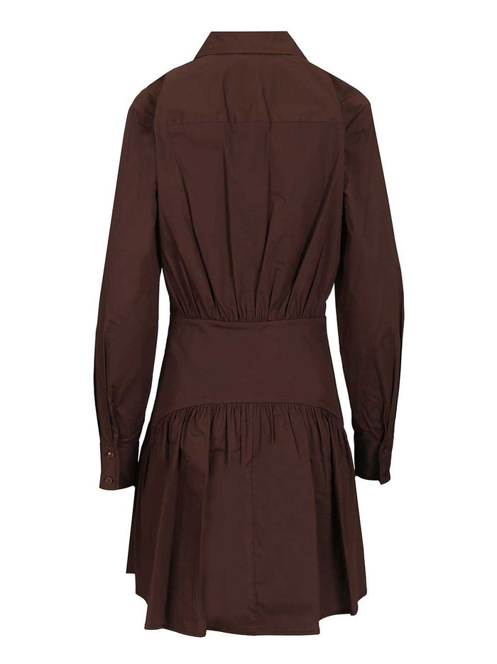 Rocco Mini Dress Brown Co Ea