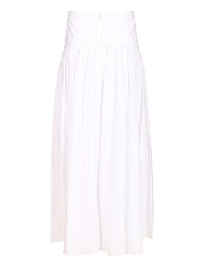 Procida skirt in cotton poplin White Co Ea