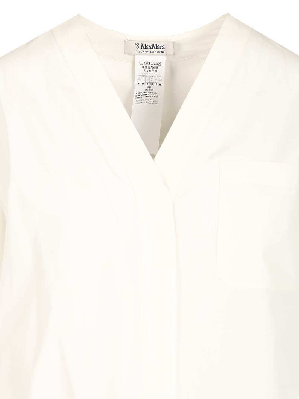 Chicca Shirt White Cotton