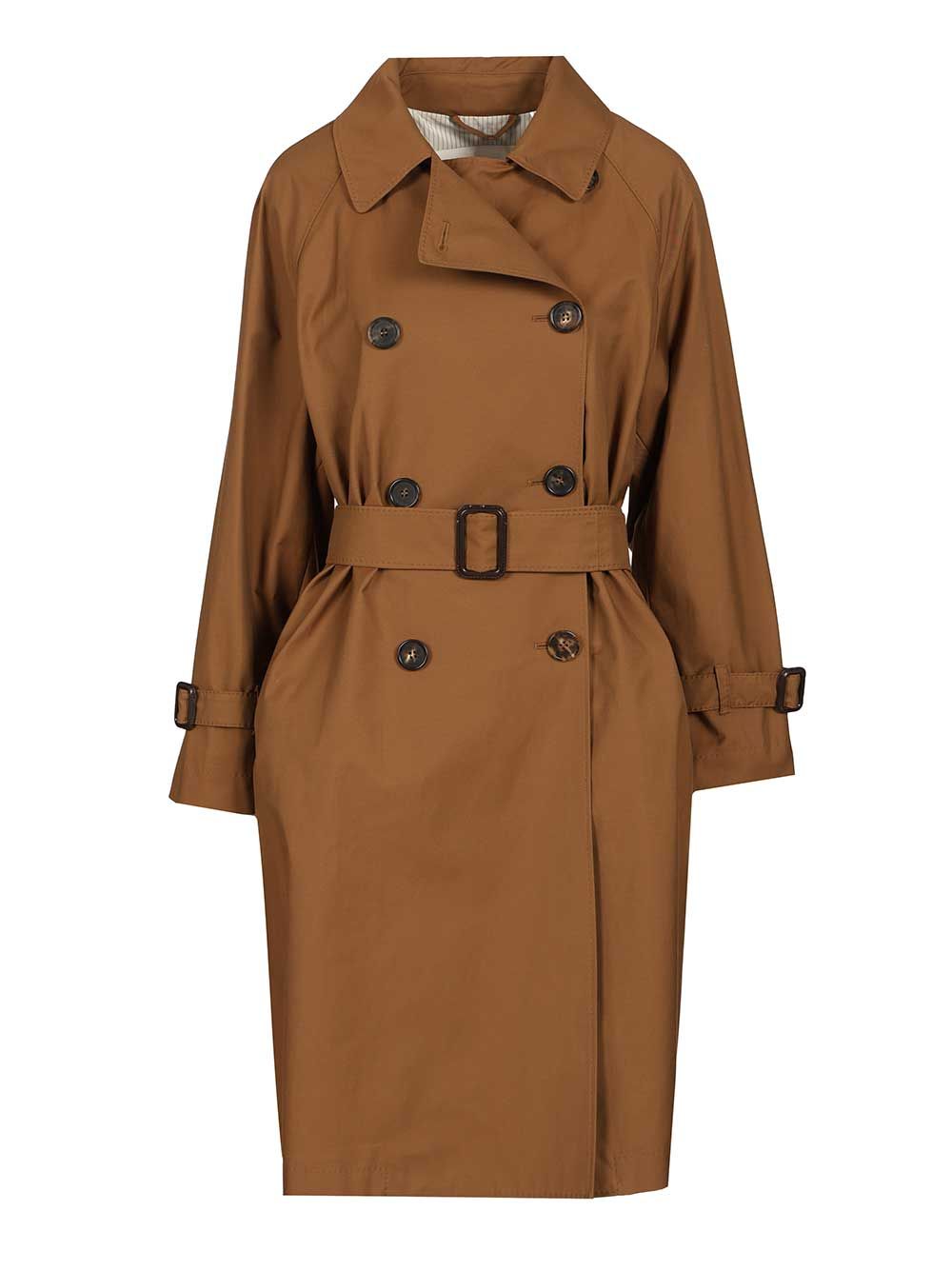 Citrench Trench Brown Cotton Coat