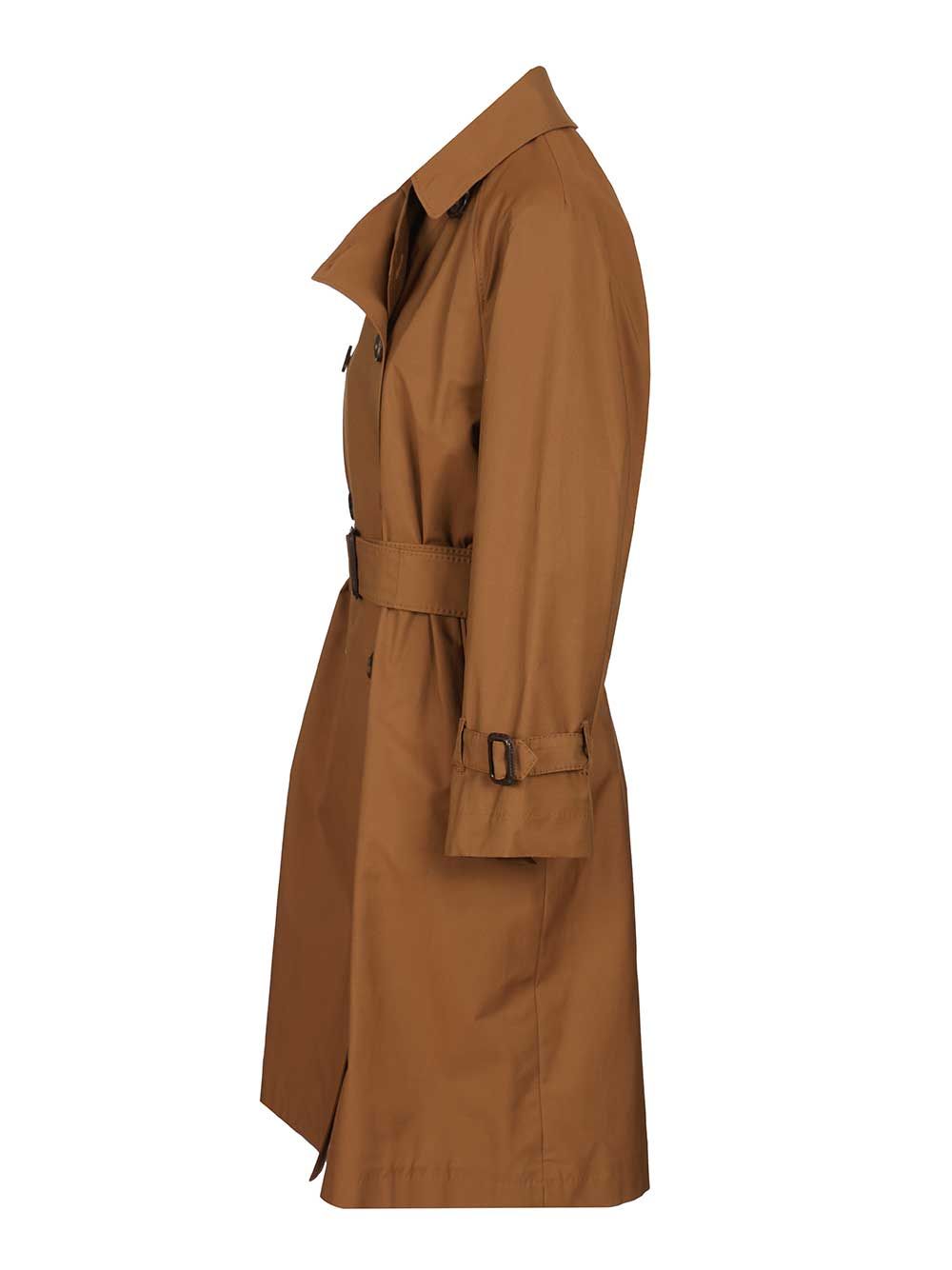 Citrench Trench Brown Cotton Coat