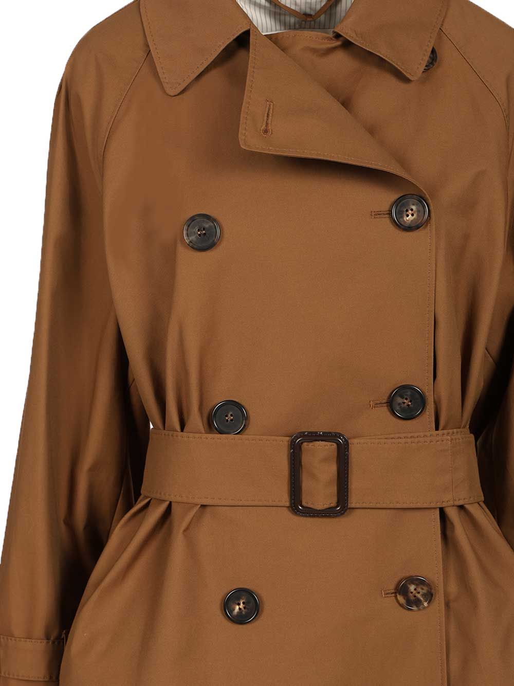 Citrench Trench Brown Cotton Coat