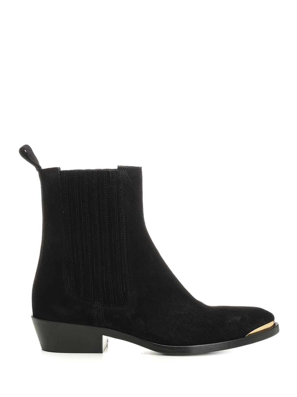 Suede boots Black Calf Skin