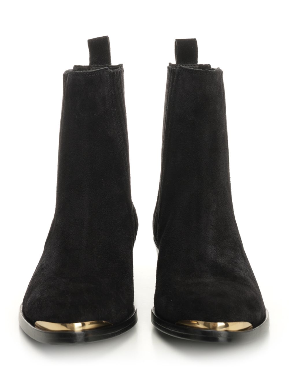 Suede boots Black Calf Skin