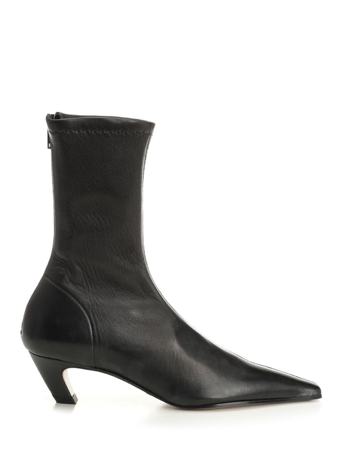 Arizona Stretch Ankle Boot Black Lamb Skin