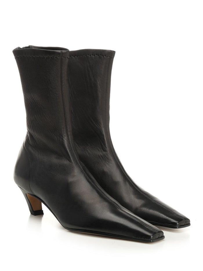 Arizona Stretch Ankle Boot Black Lamb Skin
