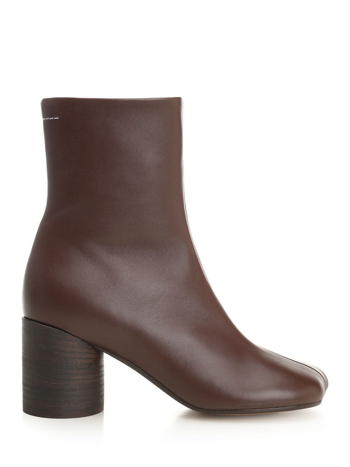 Leather ankle boots Brown Lamb Skin