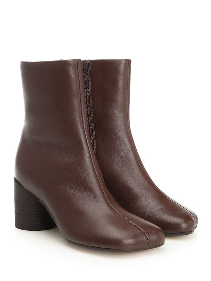 Leather ankle boots Brown Lamb Skin