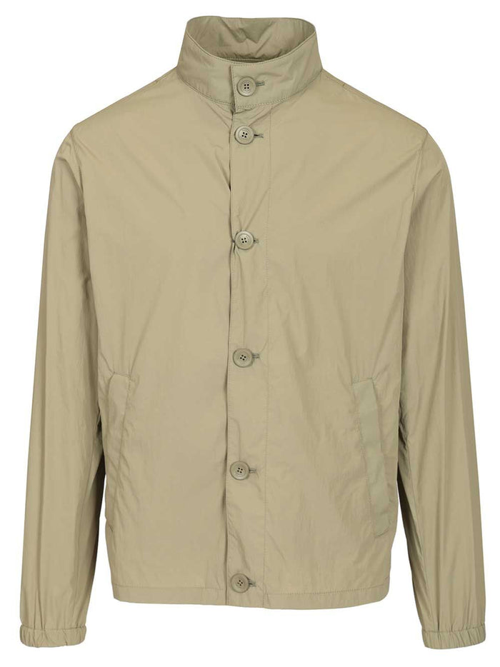 Crease ultralight bomber Green Poliammide Jacket