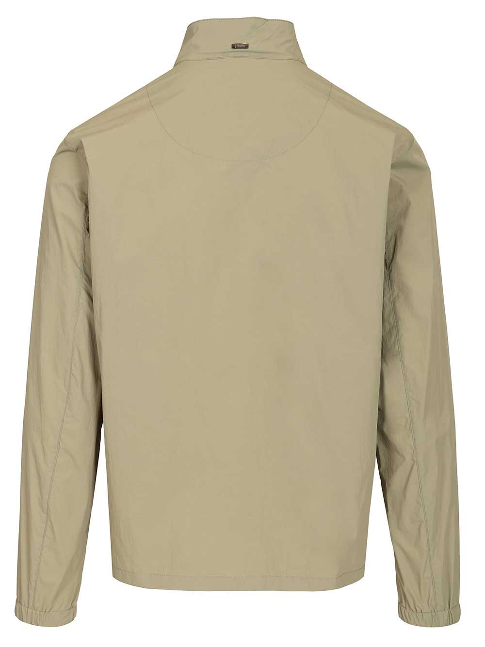 Crease Ultralight Bomber Green Poliammide Jacket