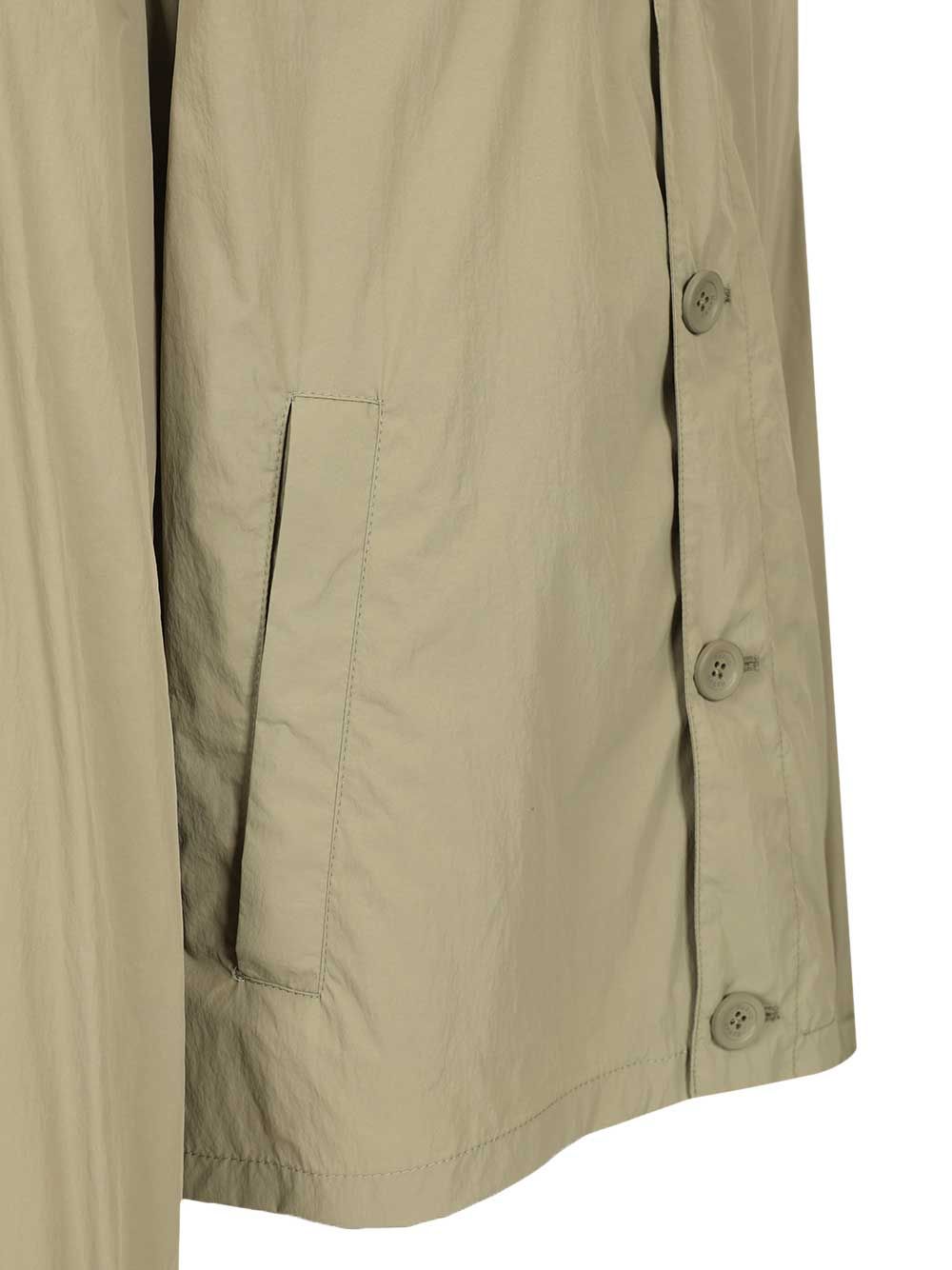 Crease Ultralight Bomber Green Poliammide Jacket
