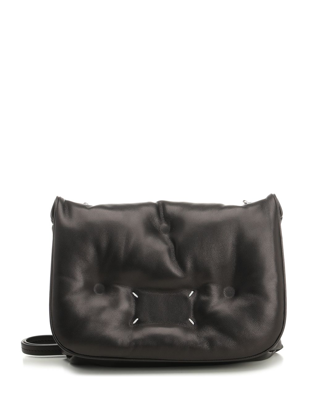 Glam Slam Flap small bag Black Lamb Skin Crossbody