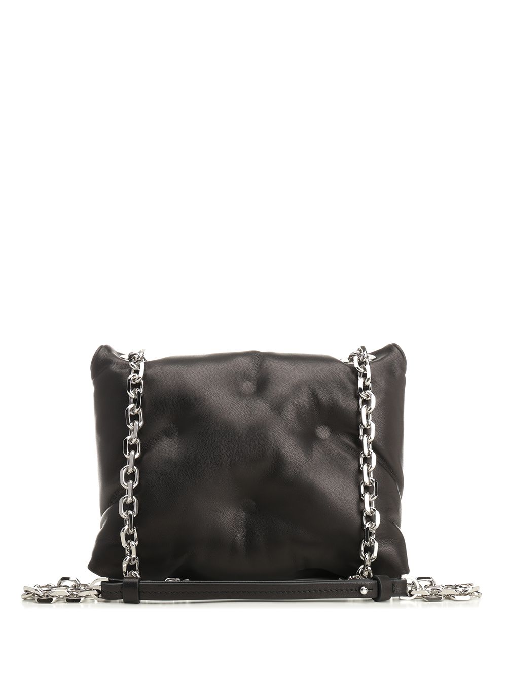 Glam Slam Flap small bag Black Lamb Skin Crossbody