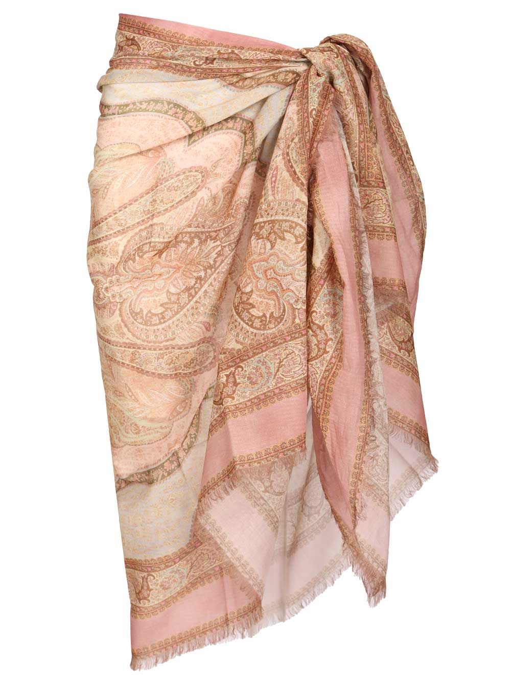 Cotton pareo Multicolor Skirt