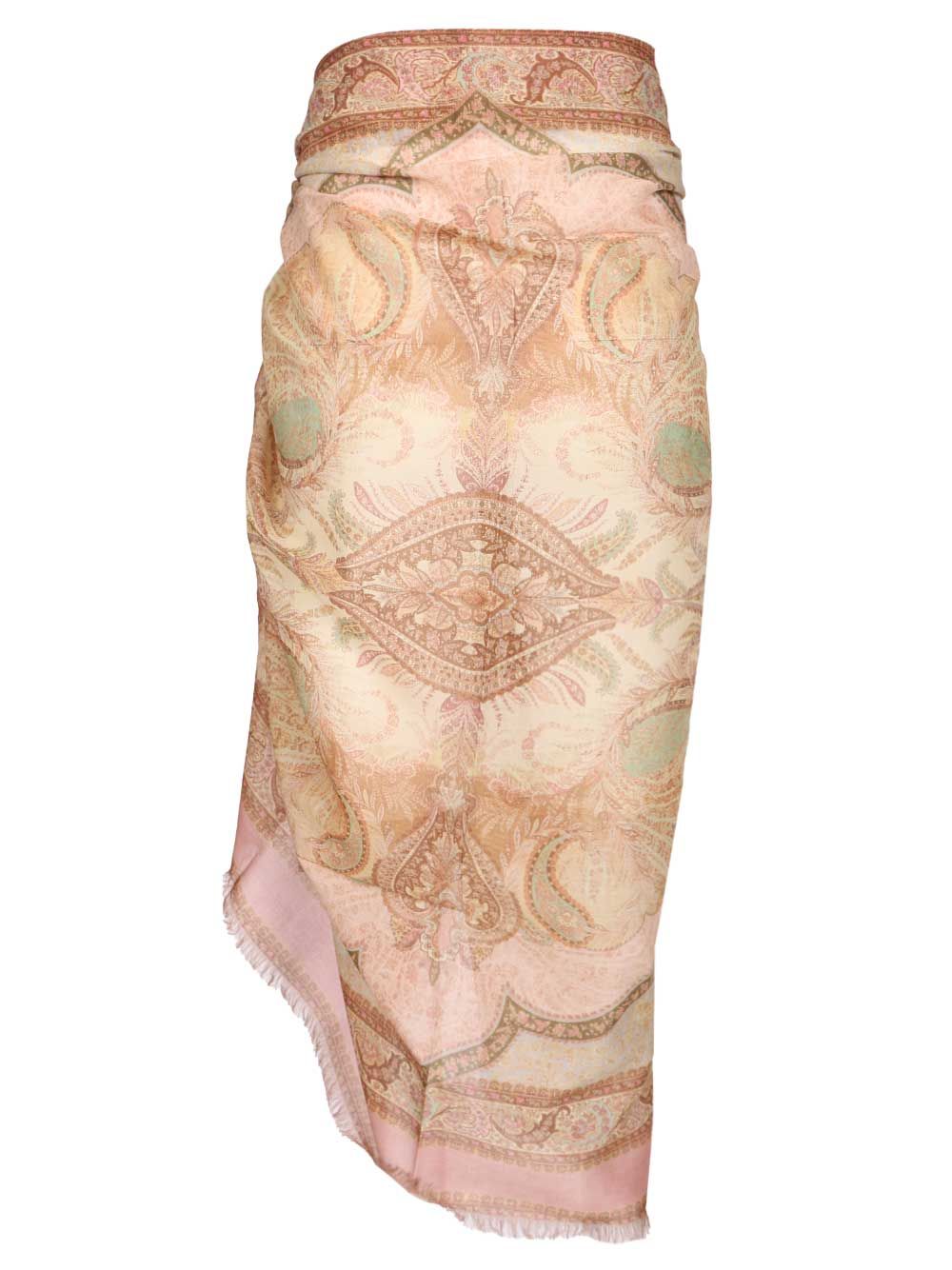 Cotton pareo Multicolor Skirt