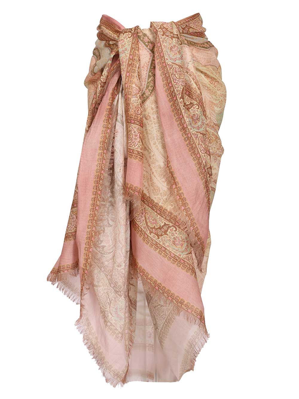 Cotton pareo Multicolor Skirt