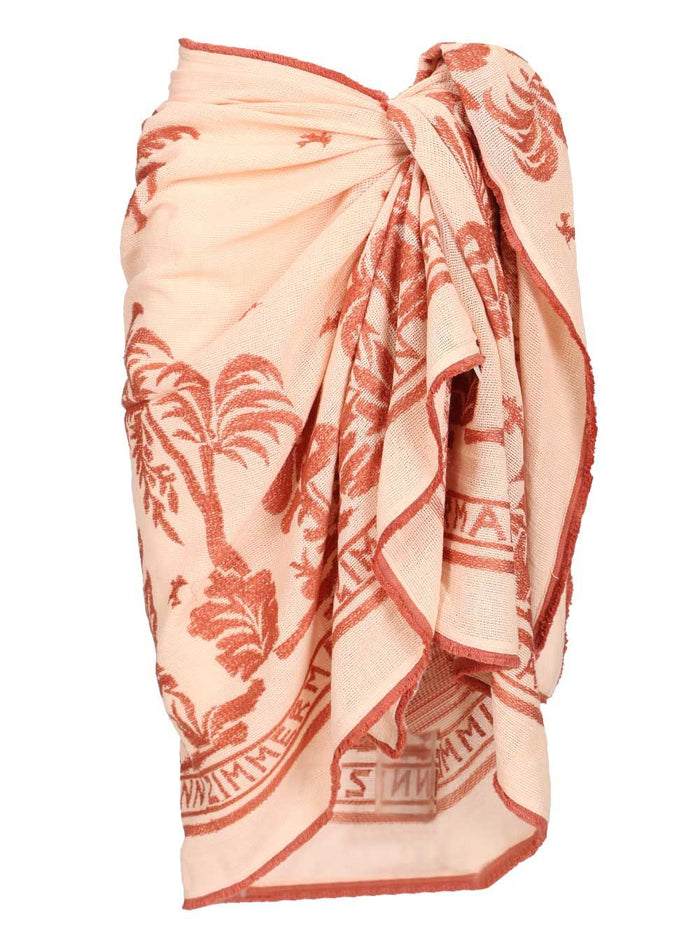 Cotton sarong in powder pink Rose Skirt