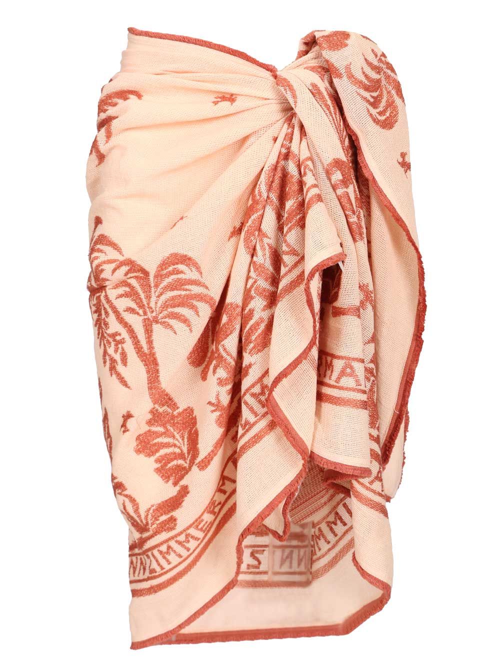 Cotton sarong in powder pink Rose Skirt