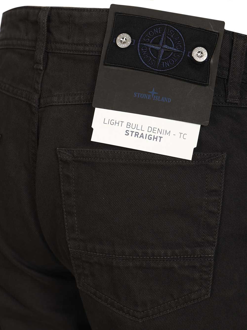 Five-pocket jeans Black Cotton