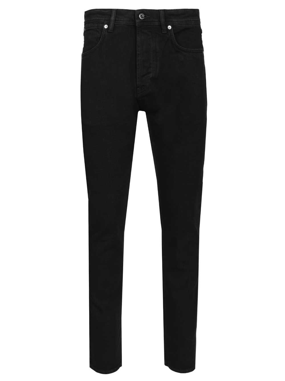 stretch jeans Black Cotton Eleastane