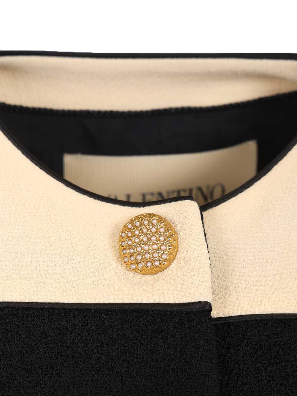 Two-tone wool jacket Black Knitwear