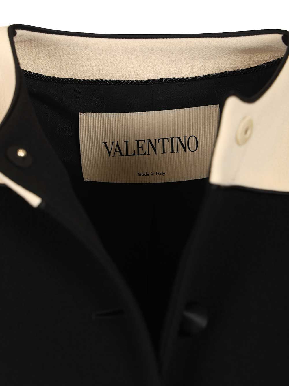 Two-tone wool jacket Black Knitwear