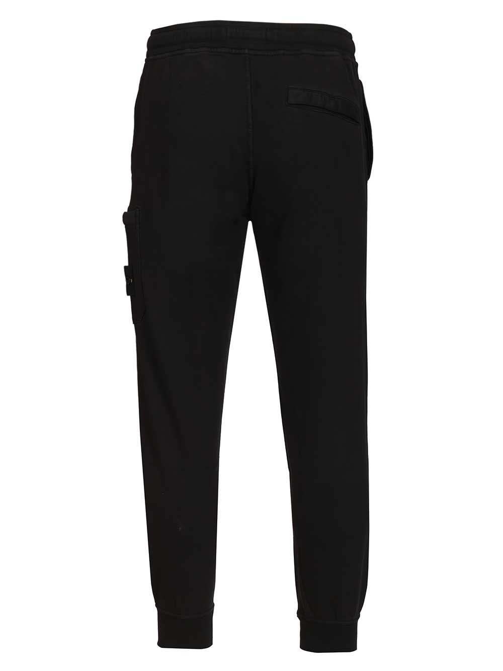 Fleece Jogger Pants Black Trousers