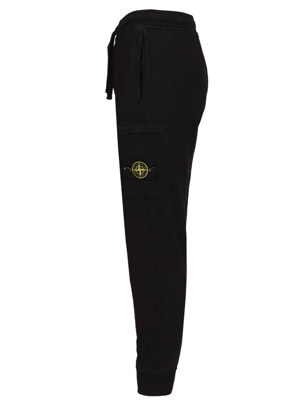Fleece Jogger Pants Black Trousers