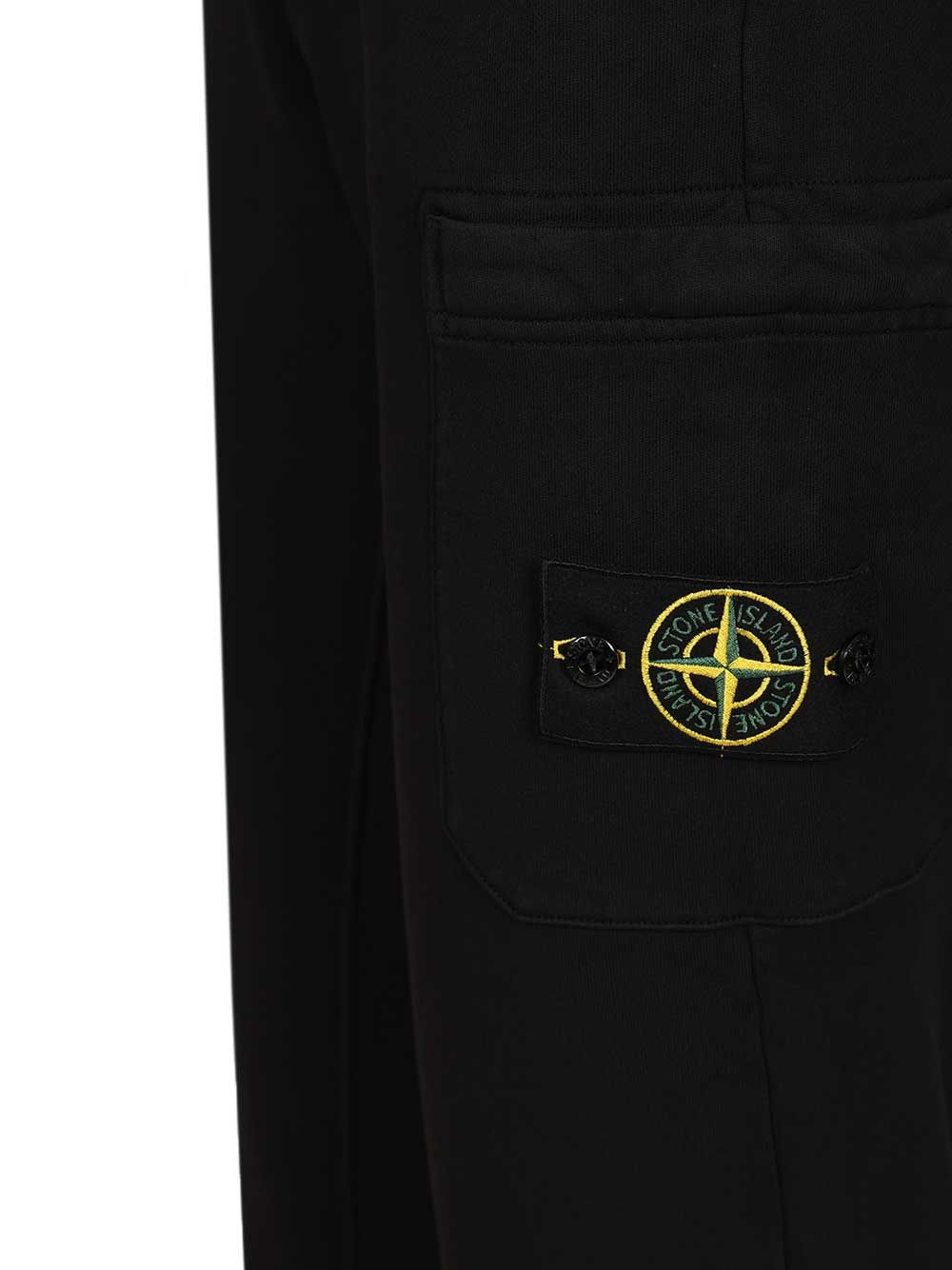 Fleece Jogger Pants Black Trousers