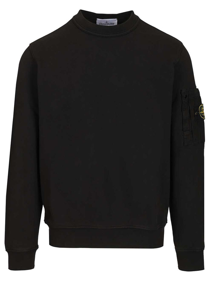 Crewneck sweatshirt Black Cotton Sweatshirts