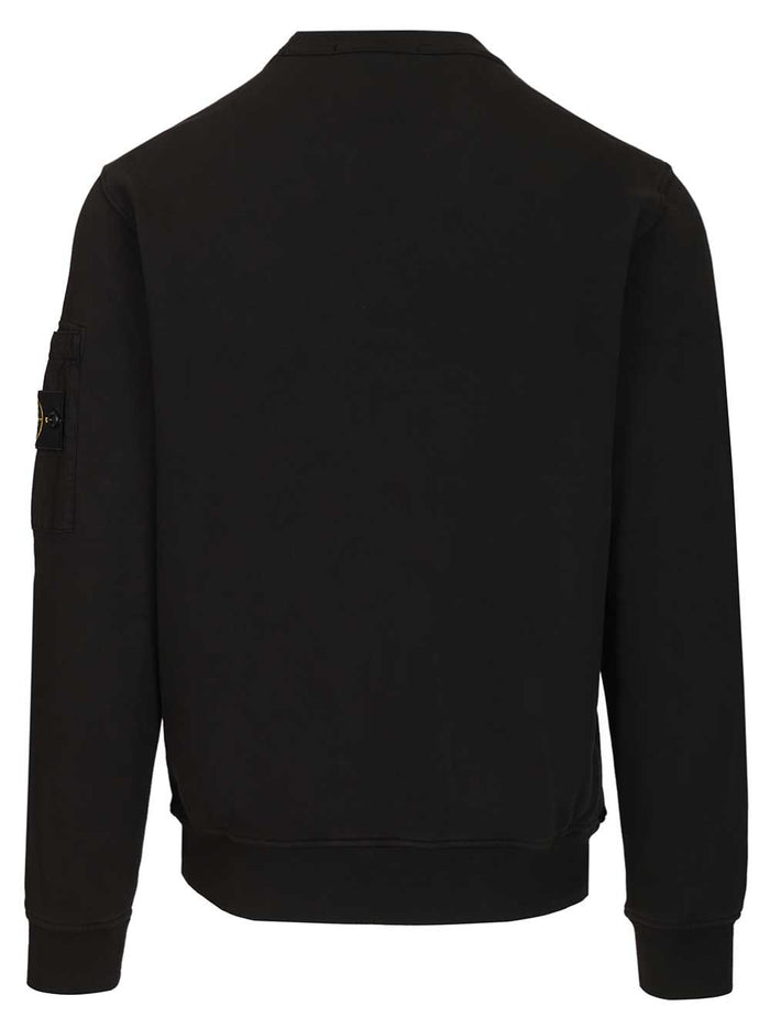 Crewneck sweatshirt Black Cotton Sweatshirts