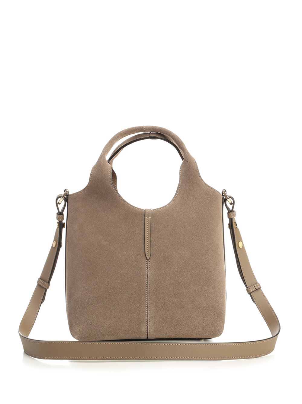Mini Tote Shopping Bag Beige Calfskin Handbags