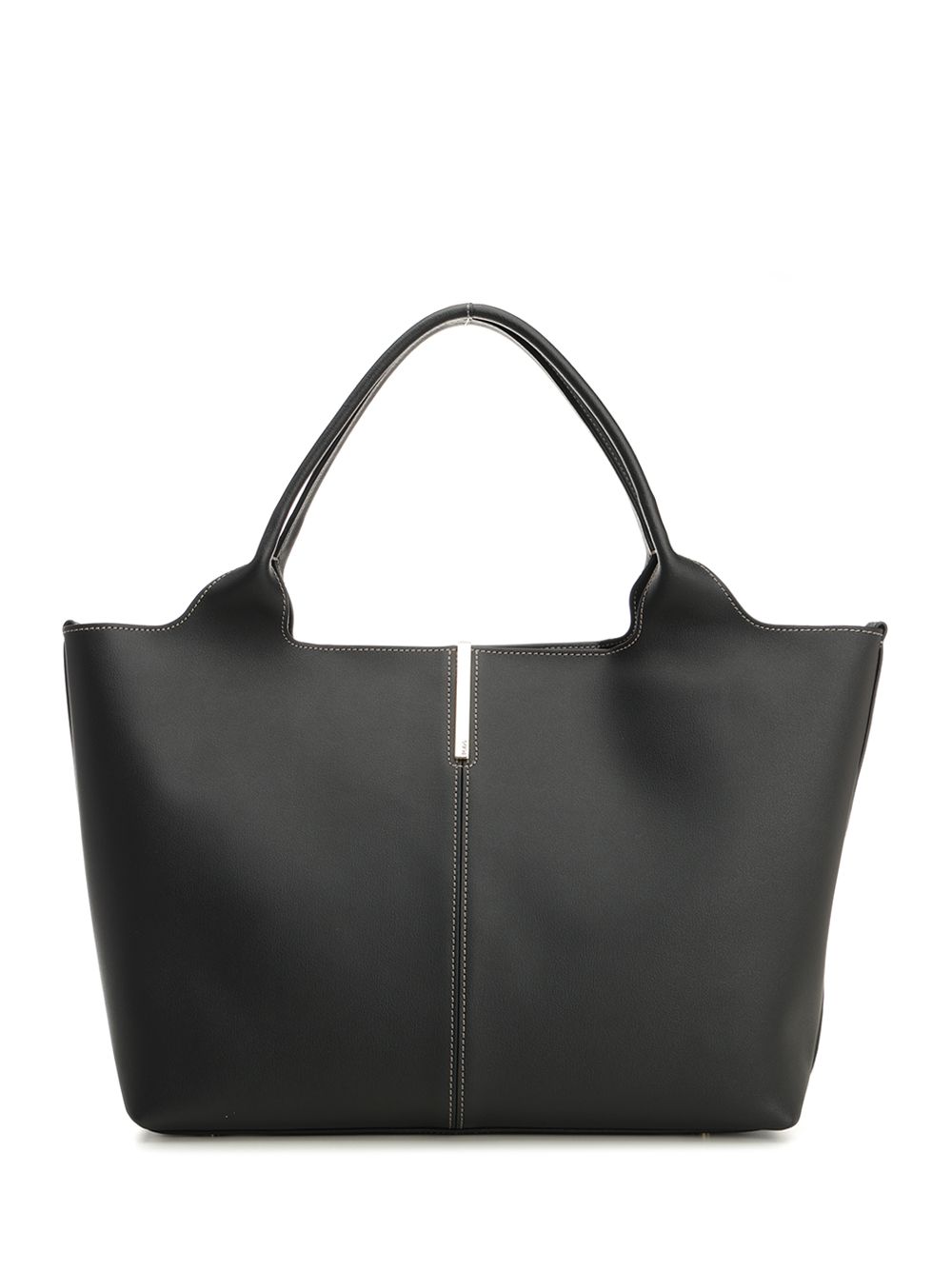 Small Leather Shopping Bag Black Calfskin Handbags