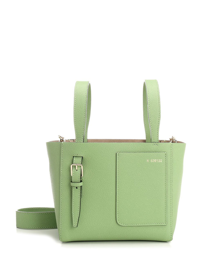 Micro Bucket Shoulder Bag Green Handbags
