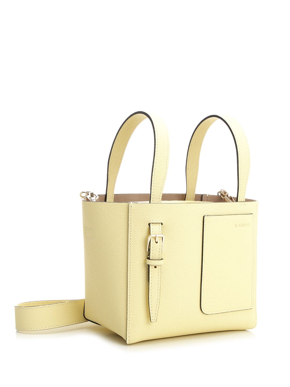 Micro bucket shoulder bag Yellow Handbags