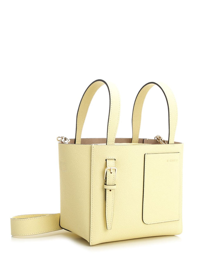 Micro bucket shoulder bag Yellow Handbags