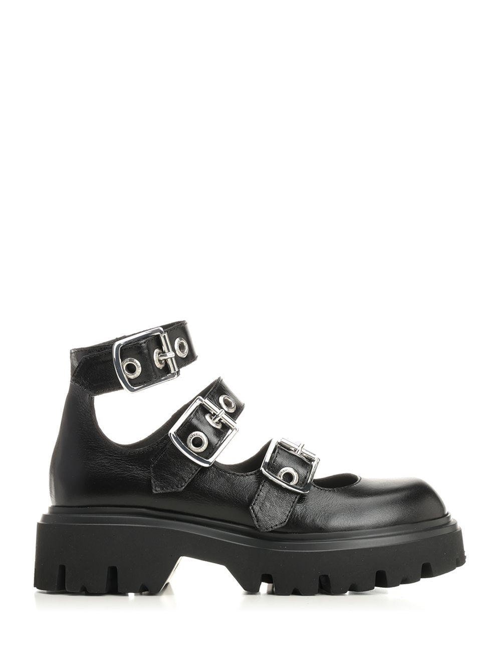 Bacchus Shoes Black Cow Leather Pumps