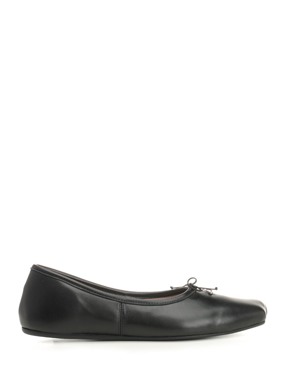 Rudolph Ballerina Black Lamb Scarpe Basse